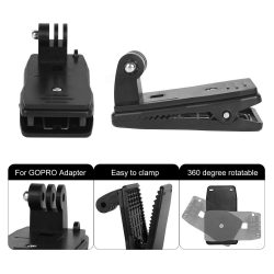 Alternative view of Adapter 1/4 + Kẹp balo xoay 360 độ for OSMO POCKET