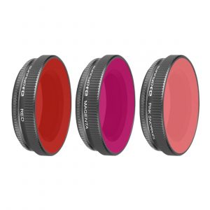 Phụ kiện DJI Action - Bộ 3 filter lặn cho osmo action (Đỏ, tím, hồng)