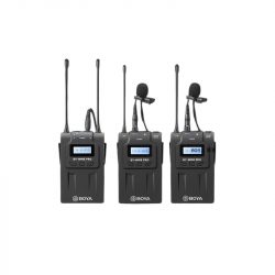 MICRO THU ÂM WIRELESS UHF BOYA BY-WM8 PRO-K2 (BỘ THU 2 MICRO)