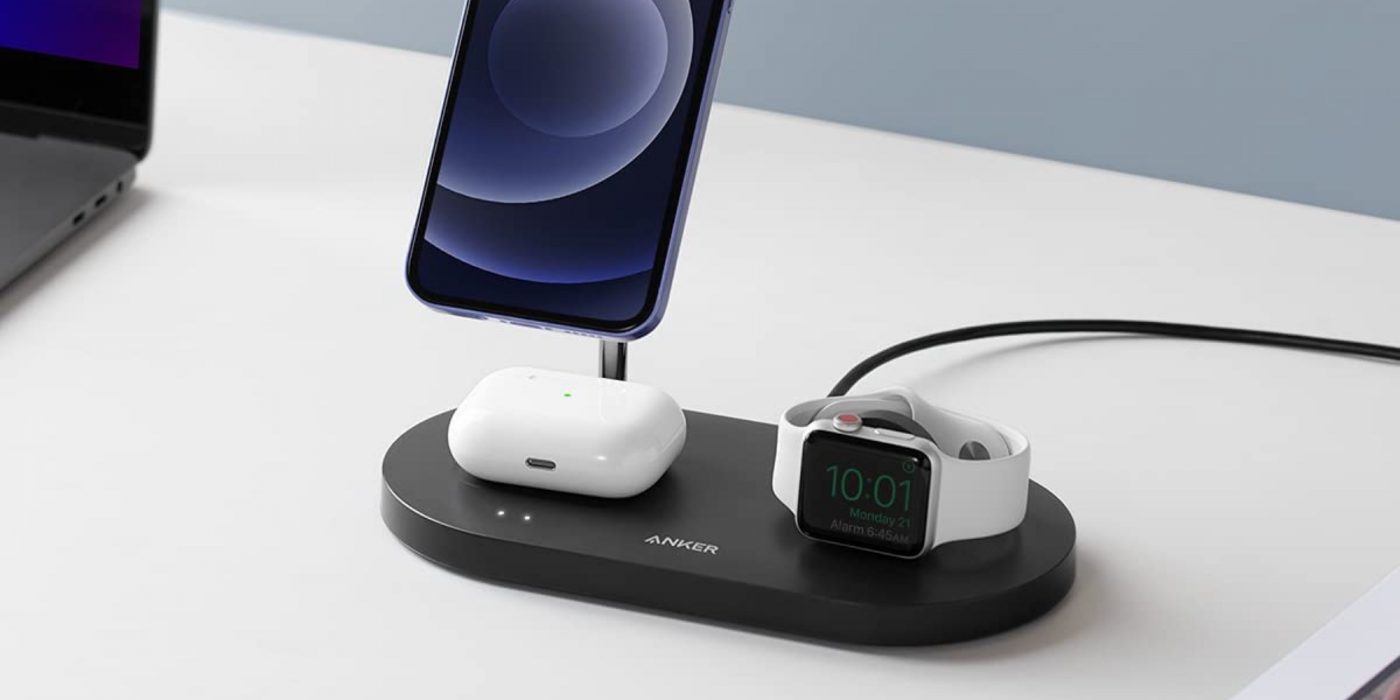 Anker giới thiệu Đế sạc MagSafe 3 trong 1 mới với đế Apple Watch