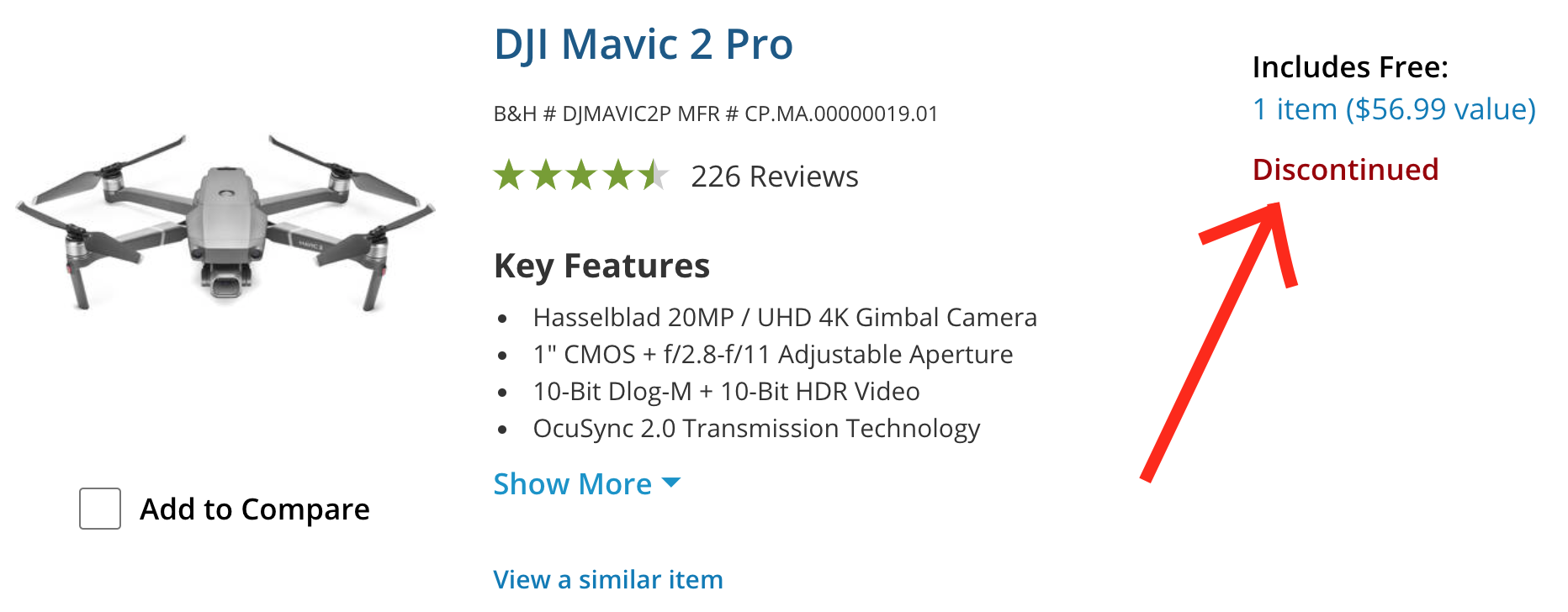 Cửa hàng trực tuyến của DJI hết máy bay không người lái Mavic 2 trước khi ra mắt Mavic 3