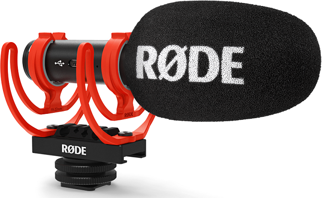 rode videomic go shotgun microphone