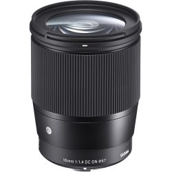 Alternative view of Sigma 16mm f/1.4 DC DN (C) Fujifilm X