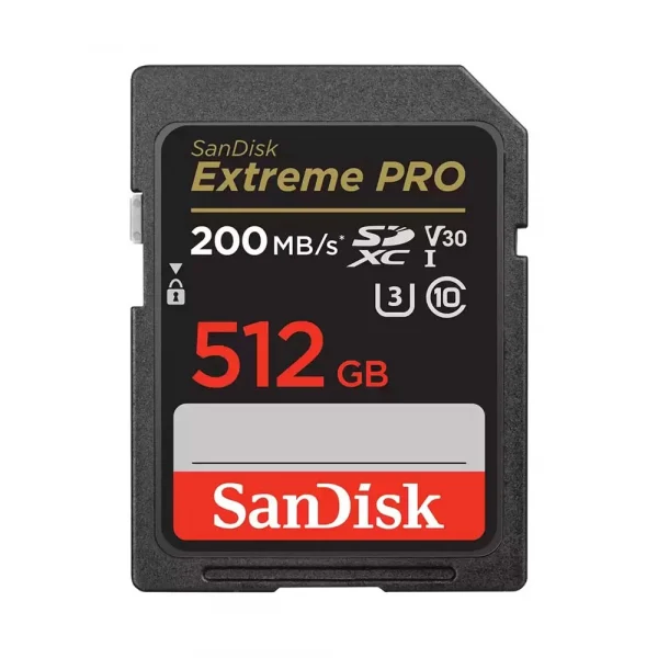 Thẻ nhớ SanDisk 512Gb 200MB/s SDXC Extreme Pro U3 V30