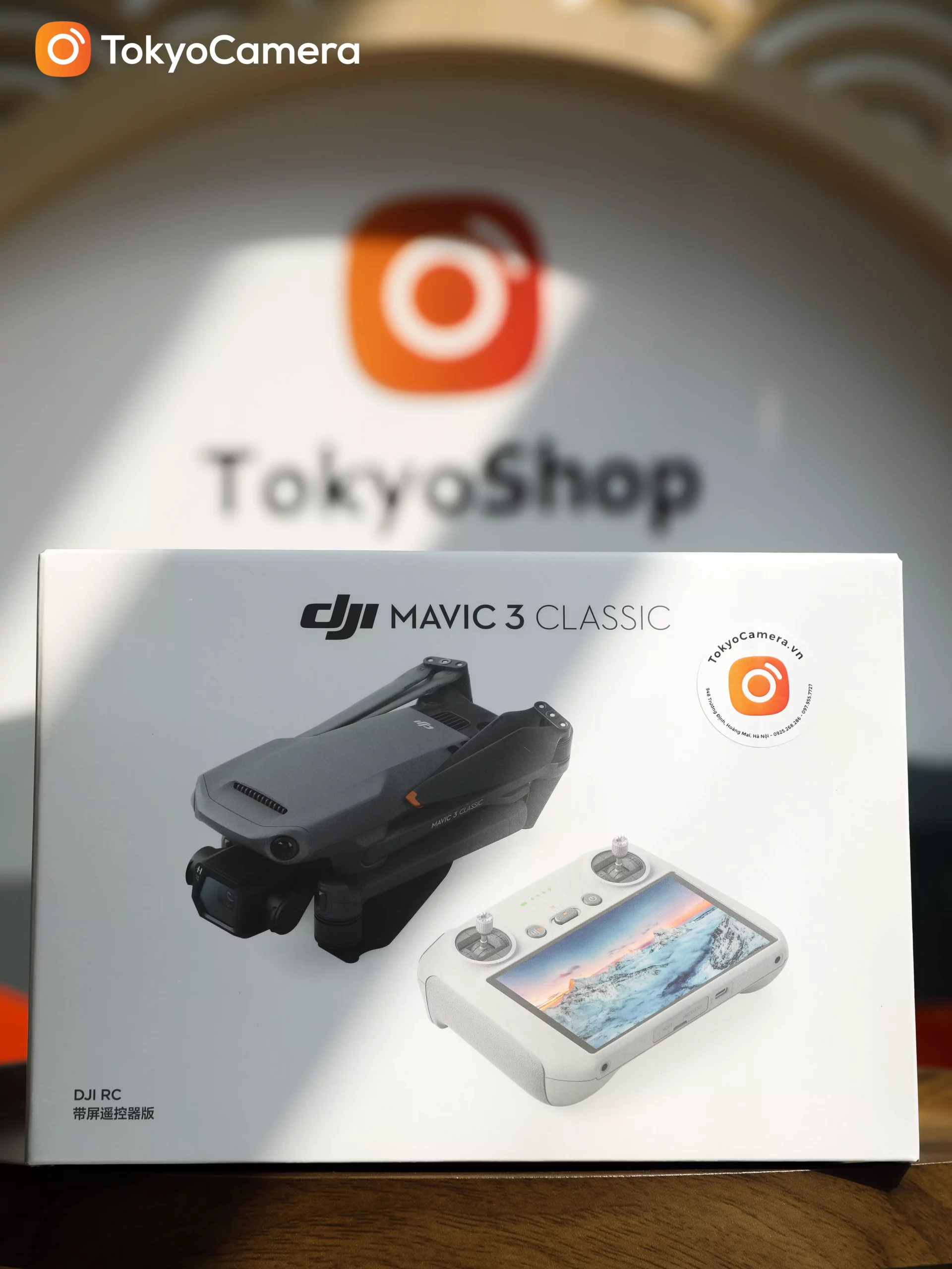 Cận cảnh Mavic 3 Classic full box đầu tiên có mặt tại Tokyo Camera - Tokyo Shop