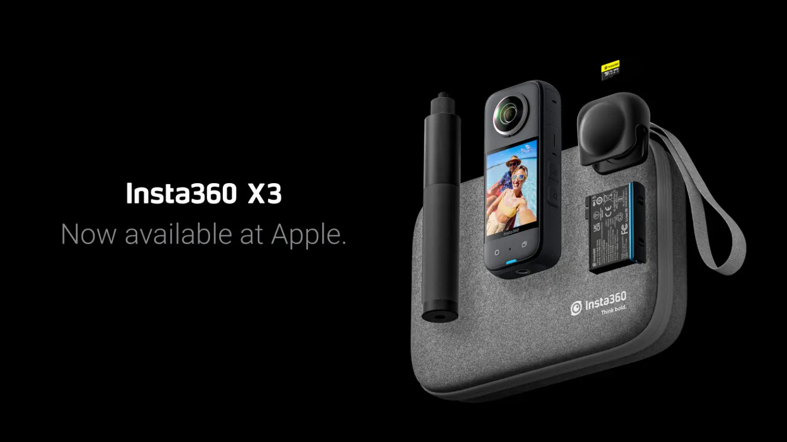 Gói Apple Insta360 X3 mới hiện đã có mặt tại Apple.com và các cửa hàng Apple! 