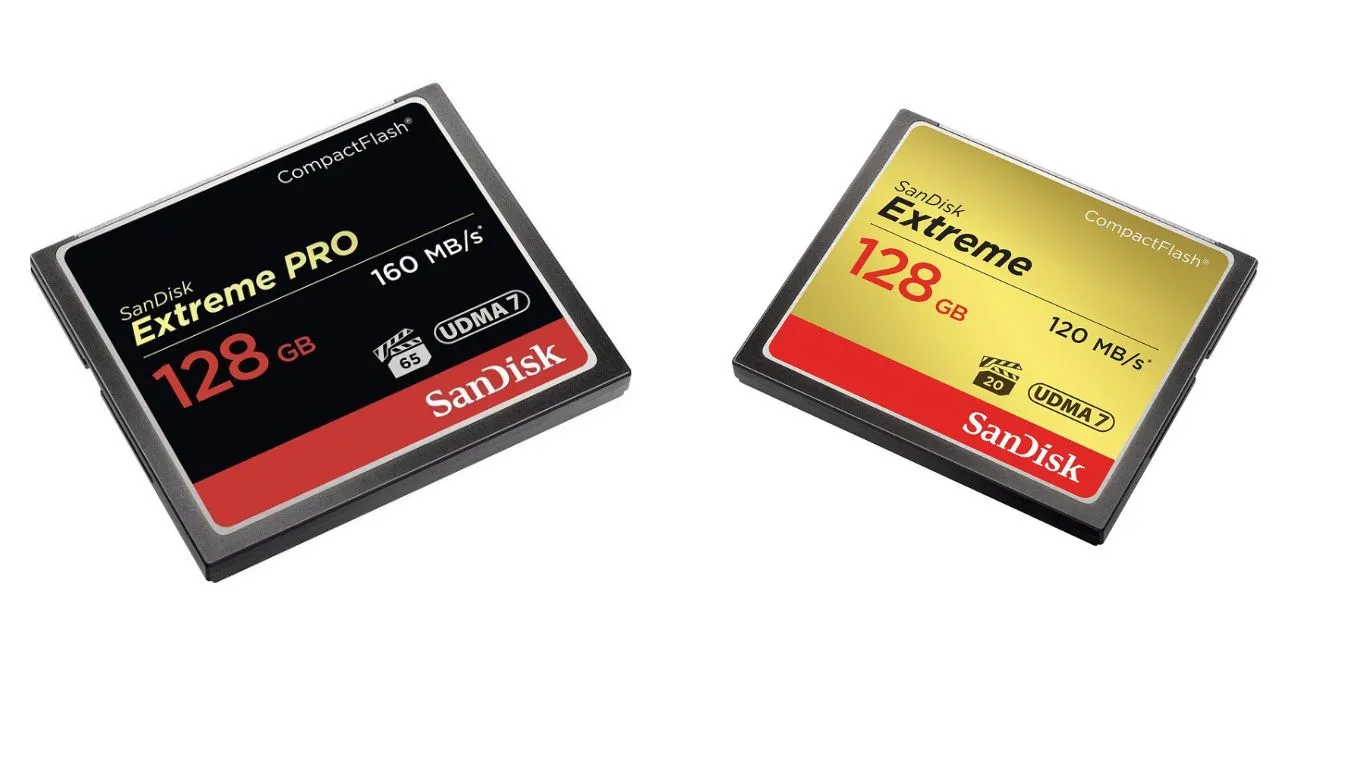CF 128GB SanDisk - chuyên dụng cho máy ảnh, máy quay phim chuyên nghiệp
