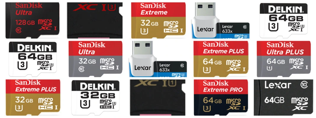 Các loại thẻ nhớ microSD phù hợp với nhiều thiết bị