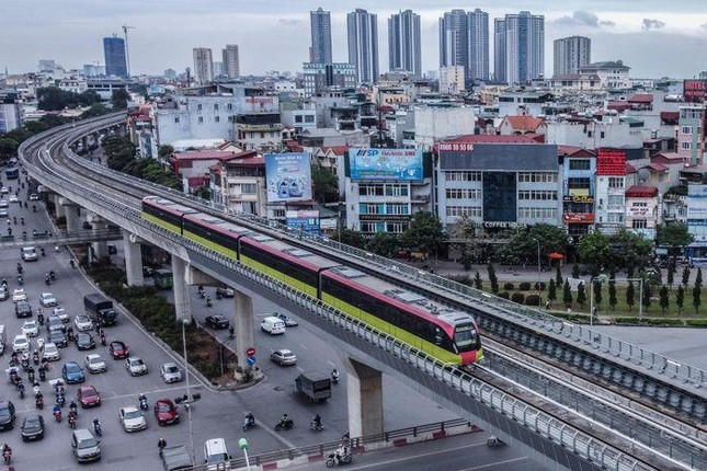 Đoạn từ Nhổn về Cầu Giấy dài 8.5km trên tuyến đường sắt đô thị Nhổn - Ga Hà Nội sẽ là nơi vận hành thử