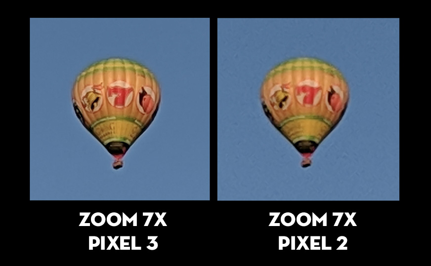 Chất lượng hình ảnh của Google pixel 3 vs pixel_2 ở chế độ high res zoom