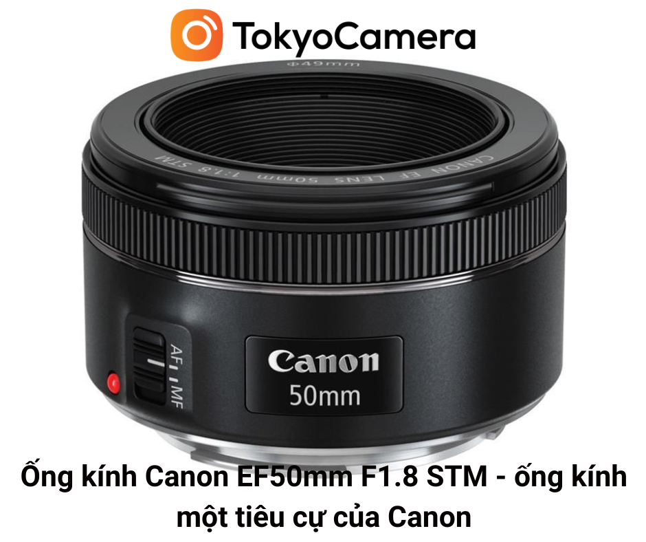 Canon EF 50mm một trong những ống kính tiêu cự cố định tốt