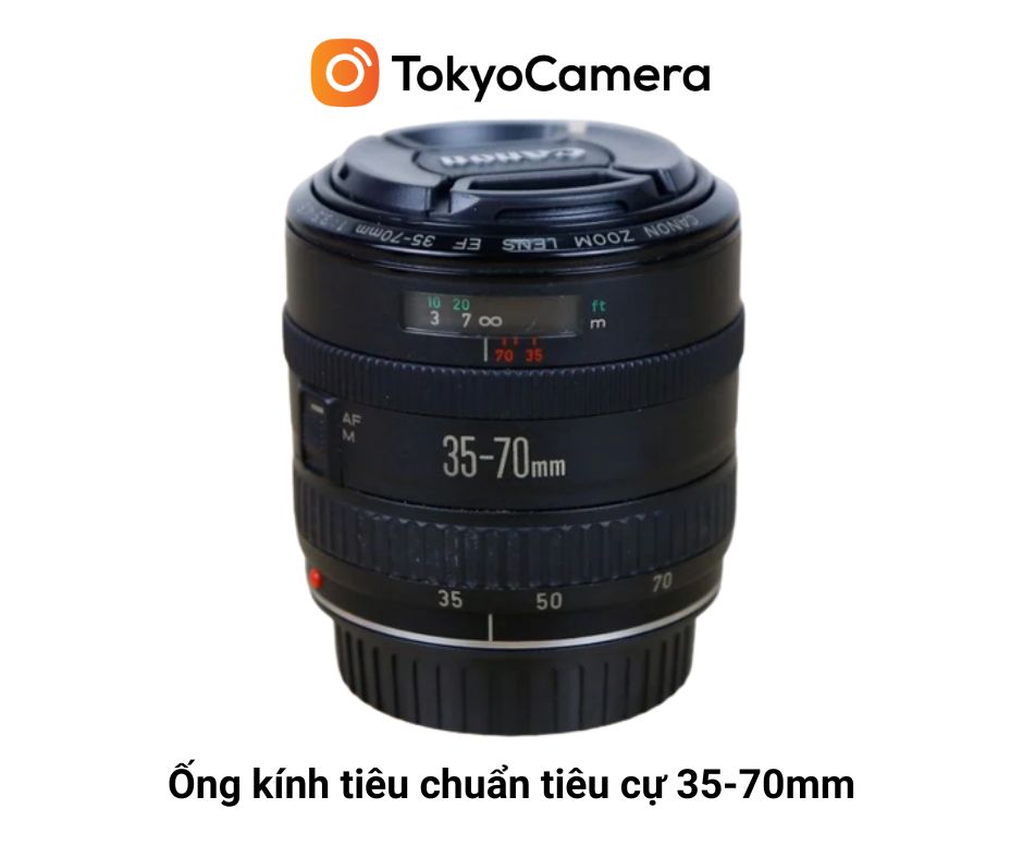 Ống kính tiêu chuẩn tiêu cự 35-70mm - tiêu cự trong máy ảnh