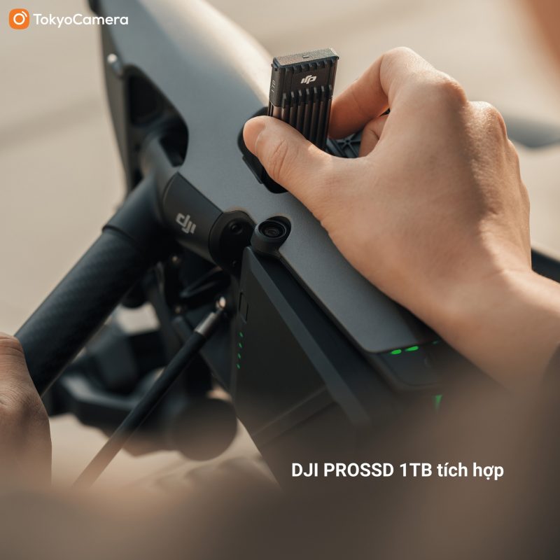 Review DJi Inspire 3 - PROSSD tích hợp dung lượng 1TB - Tokyo Camera