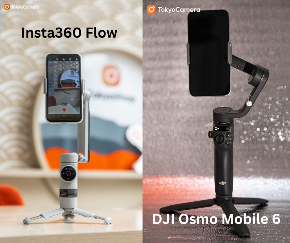 so sánh Insta360 Flow với DJI Osmo Mobile 6 - Tokyo Camera