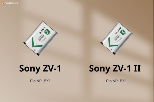 Sony ZV-1 vs ZV-1 II đều được trang bị viên pin NP-BX1