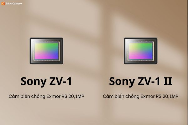 So sánh Sony ZV-1 và ZV-1 II - dùng chung cảm biến xếp chồng Exmor RS 20,1MP