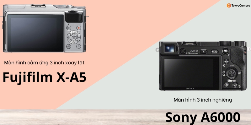 Fujifilm X-A5 với Sony A6000