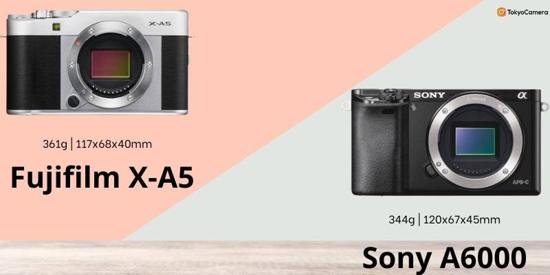 Fujifilm X-A5 Vs Sony A6000