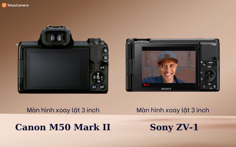 Canon M50 Mark II Vs Sony ZV1 Nhỏ Gọn Đầy Thách Thức