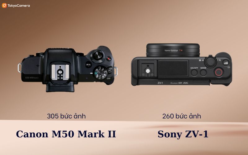 Canon M50 Mark II Vs Sony ZV1 Nhỏ Gọn Đầy Thách Thức