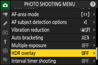 chế độ chụp ảnh HDR trên máy ảnh Nikon Z
