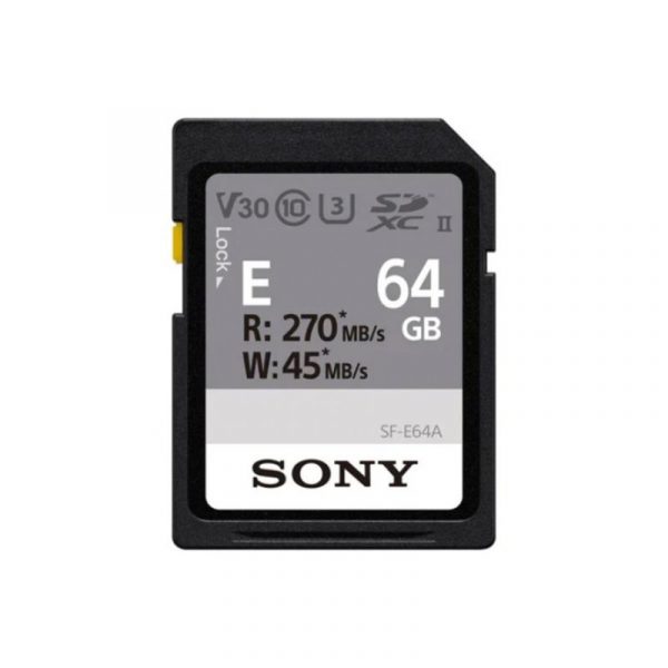 Thẻ nhớ Sony SDXC SF-E UHS-II SF-E64A/T 64GB 270MB/s