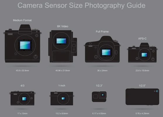 Một số kích thước cảm biến máy ảnh phổ biến