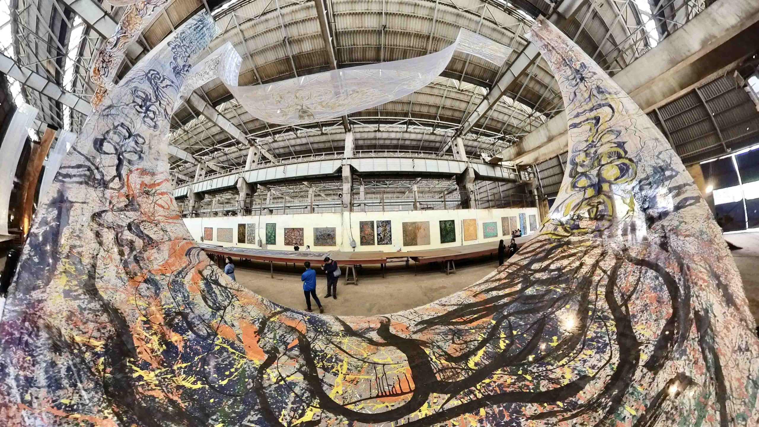 Hình ảnh 360 độ tại triển lãm “Tiếng gọi” thuộc lễ hội sáng tạo Hà Nội 2023