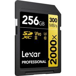 Alternative view of Lexar 256GB Professional 2000x UHS-II SDXC