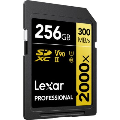 Lexar 256GB Professional 2000x UHS-II SDXC