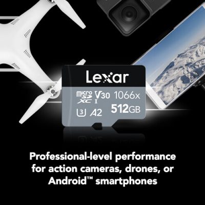 Lexar 512GB Professional 1066x + SD Adapter
