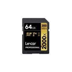 Lexar 64GB Professional 2000x UHS-II SDXC