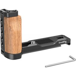 SmallRig L-Shape Wooden Grip with Cold Shoe for Sony ZV1 Camera - 2936