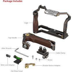 Alternative view of SmallRig Retro Handheld Cage Kit for FUJIFILM X-T5 - 3872
