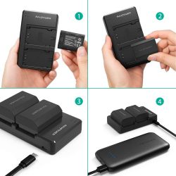 Alternative view of Bộ 2 Pin + Hub sạc Ravpower Sony FZ100