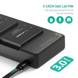 Bộ sạc pin Ravpower RP-BC013 cho Canon LP-E17