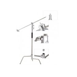 Chân Đèn Inox CK1 Pro + Boom Ngang