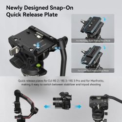 Alternative view of SmallRig Video Tripod Kit CT210 4475