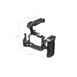 Alternative view of SmallRig "Rhinoceros" Advanced Cage Kit for Sony Alpha 7R V / Alpha 7 IV / Alpha 7S III 3710