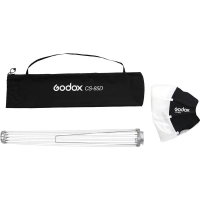 Softbox hình cầu Godox - CS65D với vật liệu cao cấp và thiết kế tiện lợi, đảm bảo độ bền và tính năng sử dụng lâu dài. Ngàm Bowens tương thích với nhiều loại đèn...