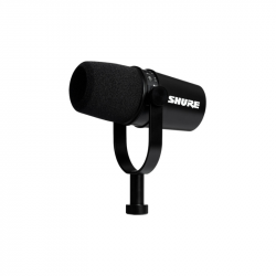 Micro thu âm chuyên podcast cổng USB Shure MV7 màu đen (MV7-K)