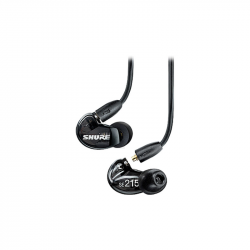 Tai nghe inear dây Shure SE215 PRO màu đen (SE215-K)
