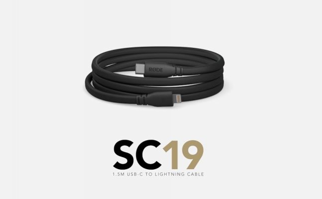 RODE SC19 Lightning to USB-C