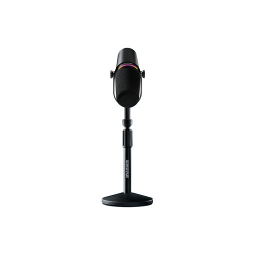 Shure MV7+-K with Gator Desktop Stand