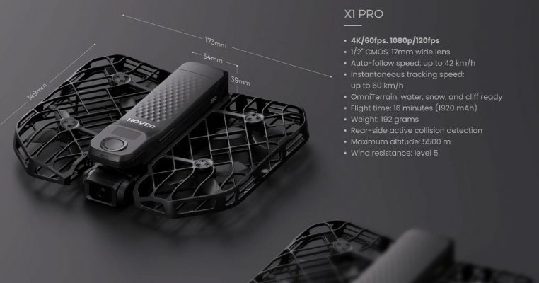 Ra mắt HoverAir X1 Pro và X1 Pro Max