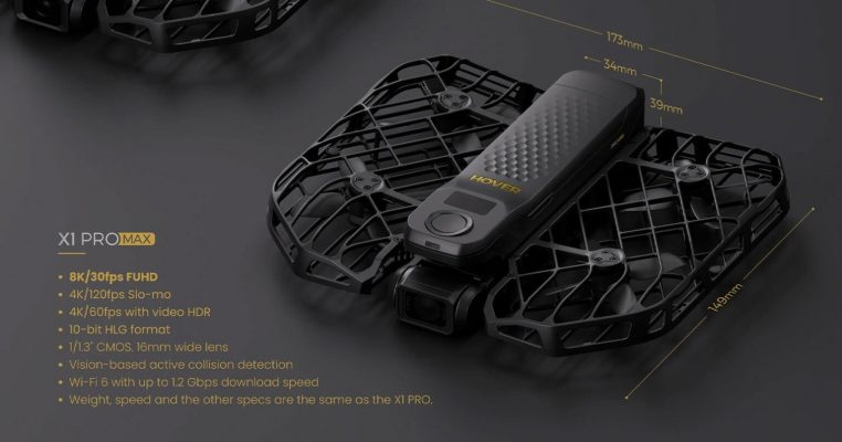 Ra mắt HoverAir X1 Pro và X1 Pro Max