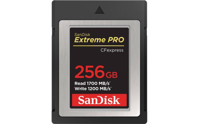 SanDisk 256GB Extreme PRO CFexpress Card Type B