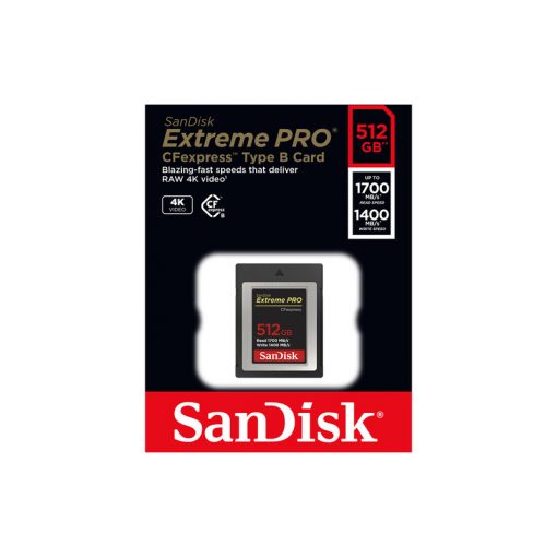 SanDisk 512GB Extreme PRO CFexpress Card Type B