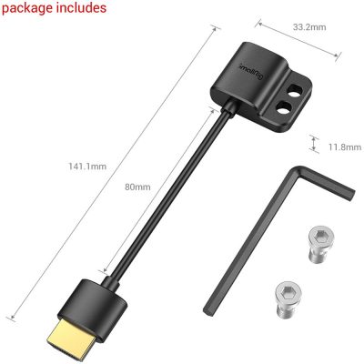 SmallRig Ultra Slim 4K Adapter Cable (A to A) 3019