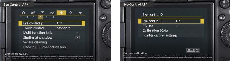 tổng quan về eye control af